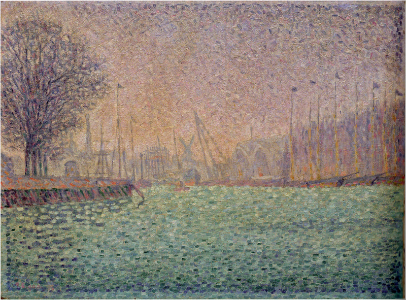 Le bassin de la chasse d'eau - Paul Signac