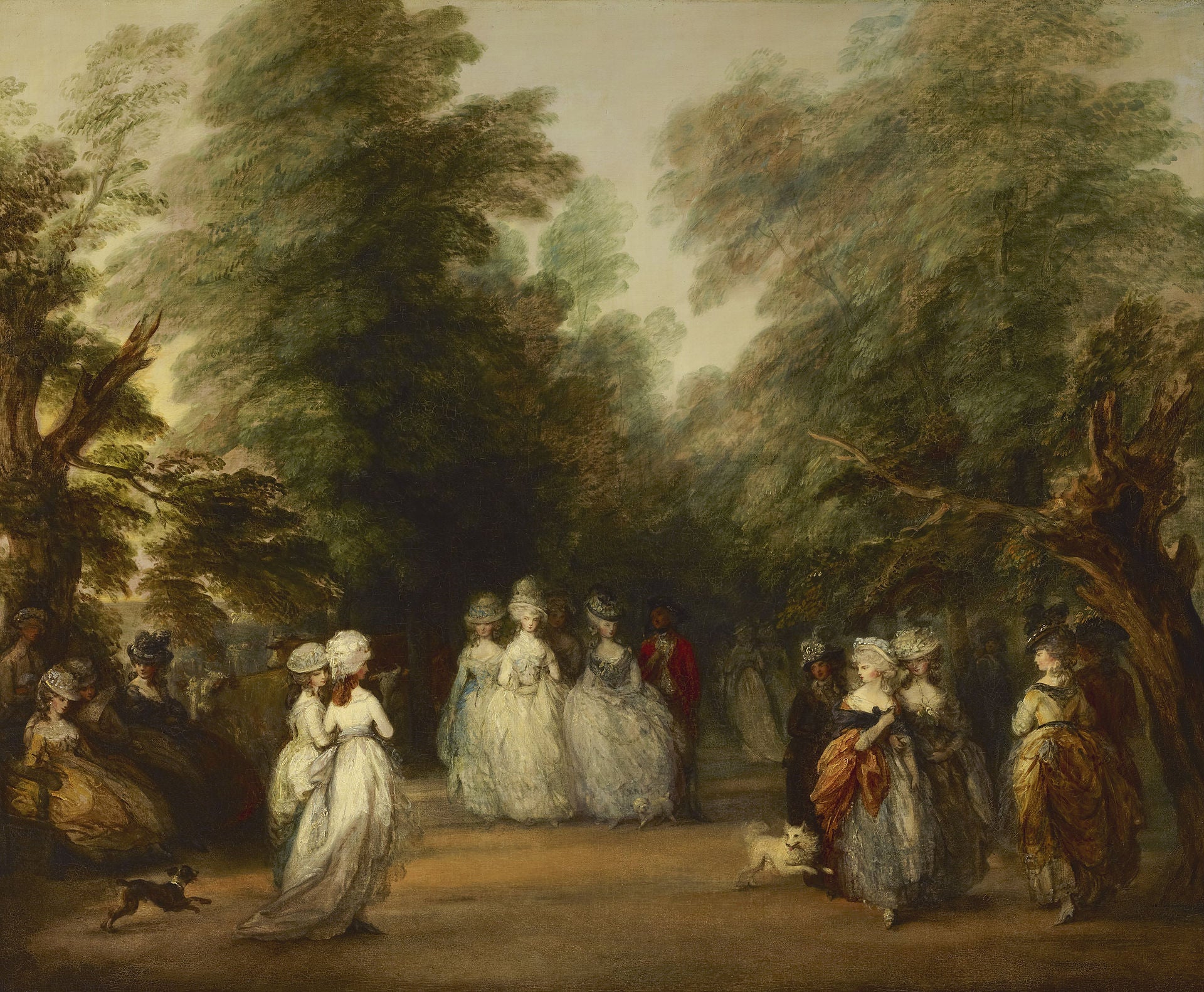 Le centre commercial de St. James's Park - Thomas Gainsborough