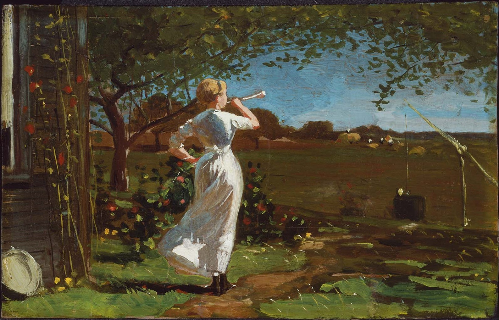 Le cor du dîner - Winslow Homer
