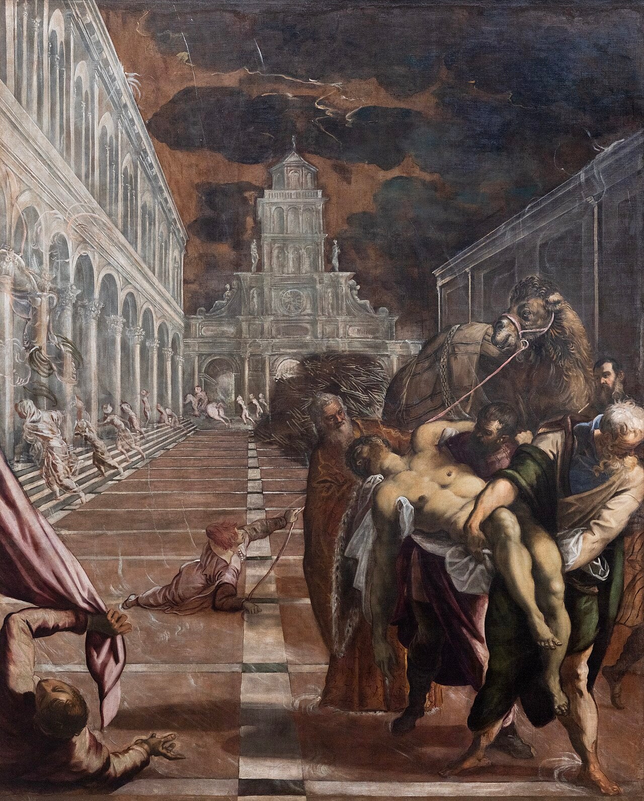 Le corps de saint Marc ramené à Venise - Jacopo Tintoretto