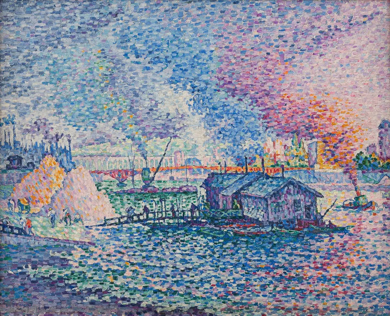 Le pont Mirabeau - Paul Signac
