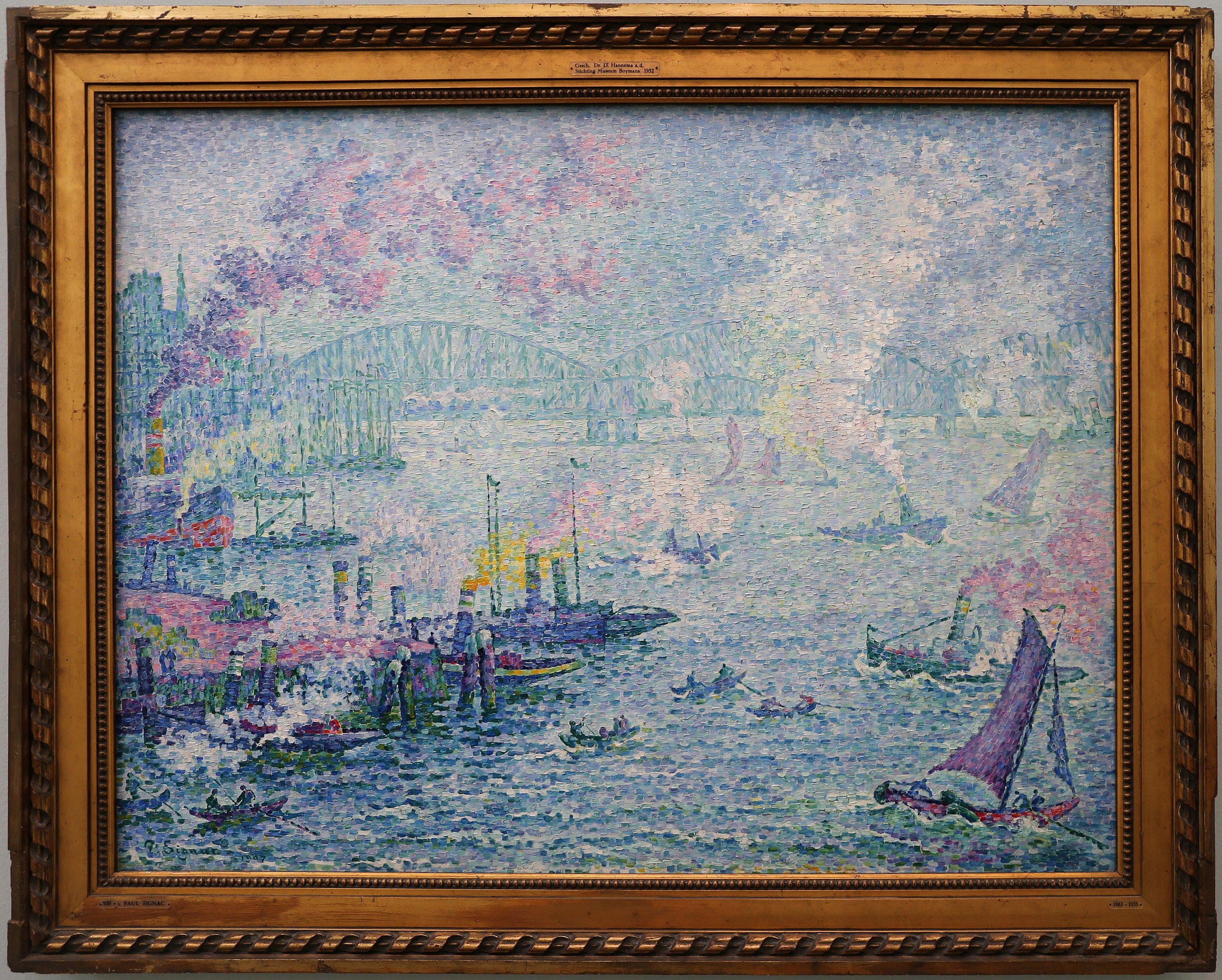 Le port de Rotterdam - Paul Signac