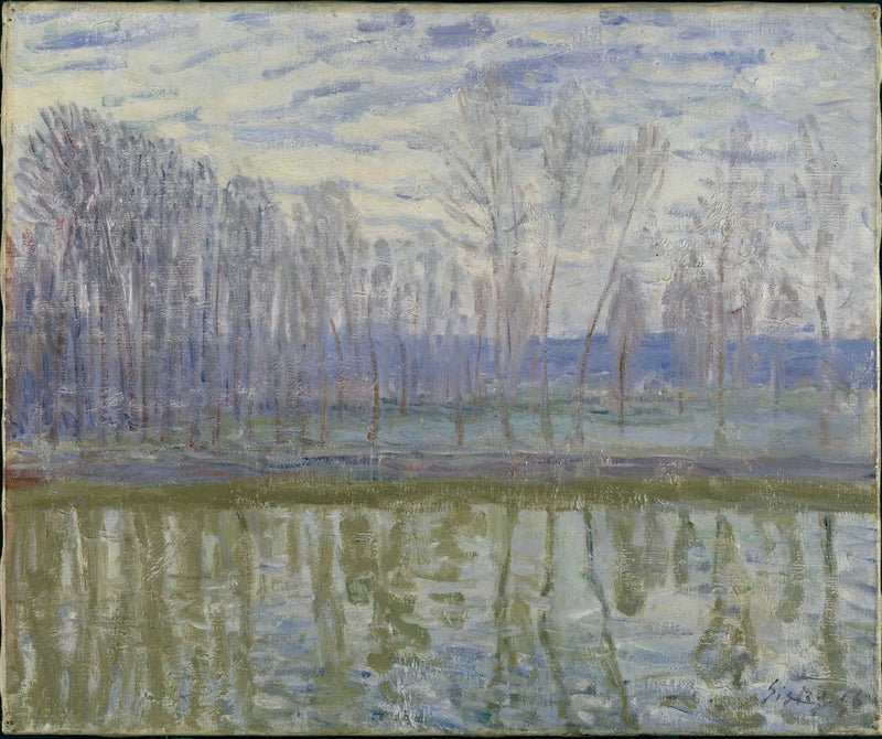 Les Bords du Loing - Alfred Sisley