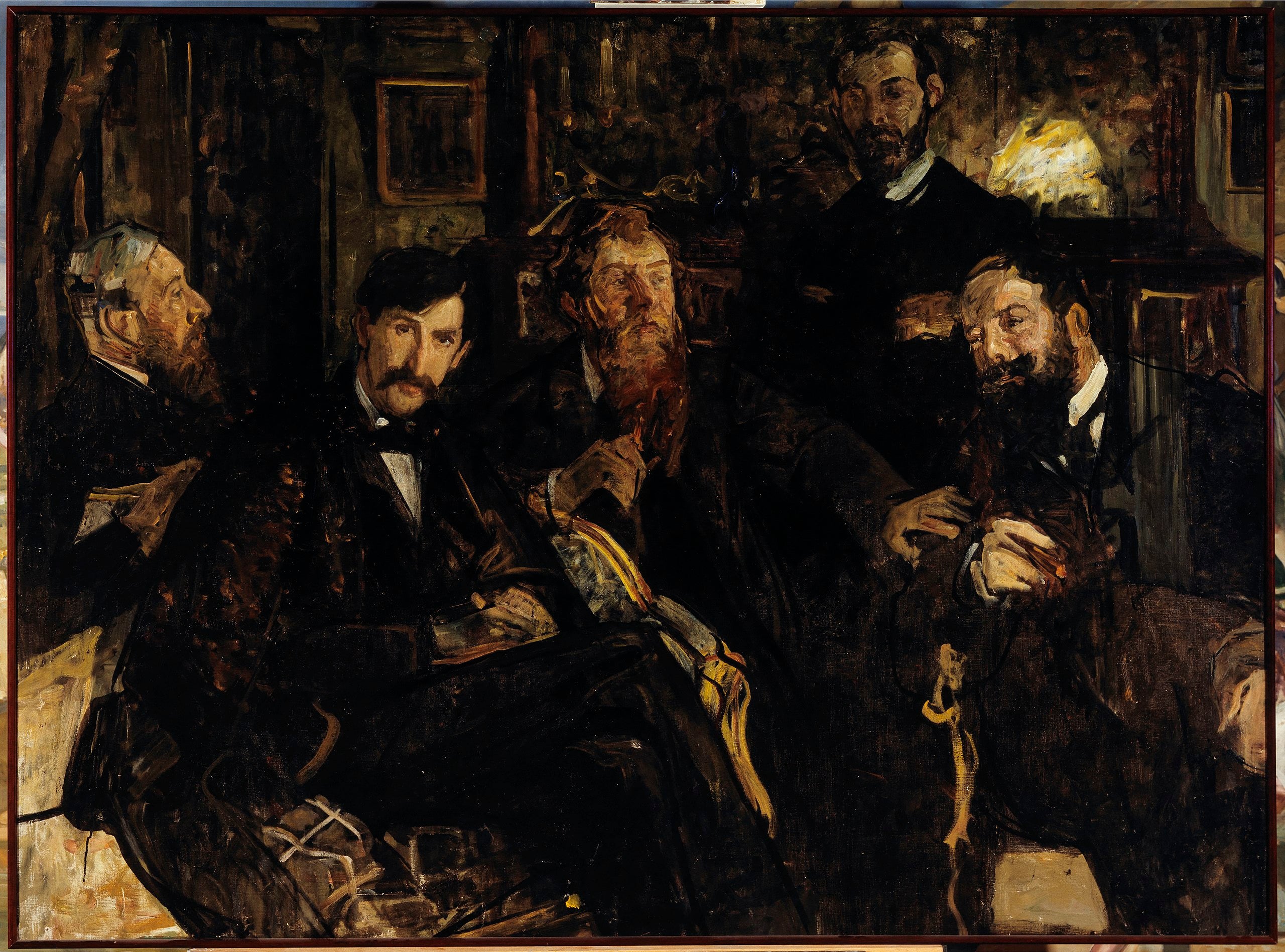 Les amis - Lucien Simon