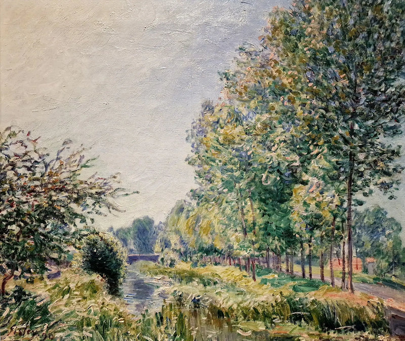 Les bords de l'Orvanne. Effet du matin - Alfred Sisley