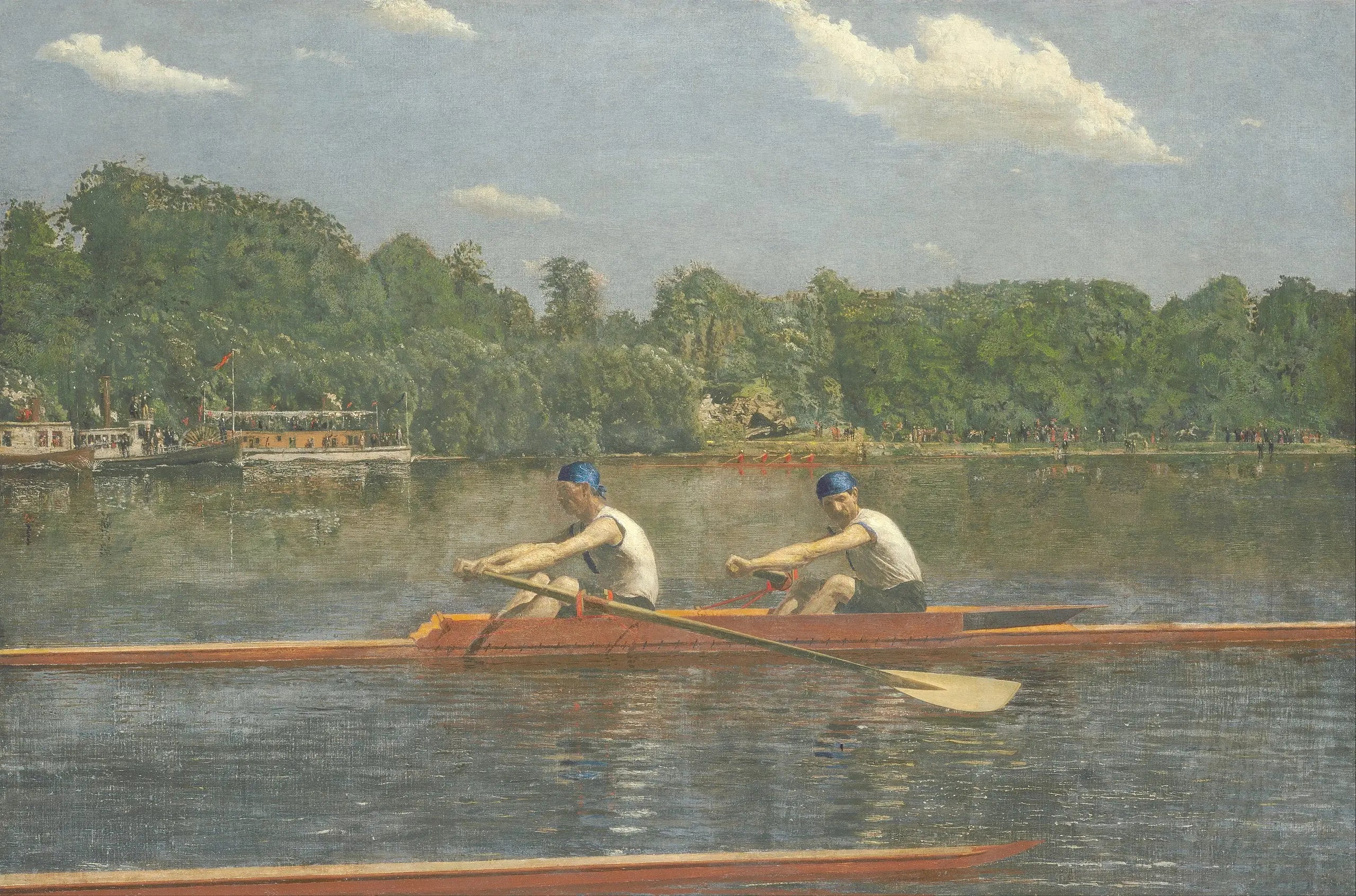 Les courses des frères Biglin - Thomas Eakins - Alpha Reproduction