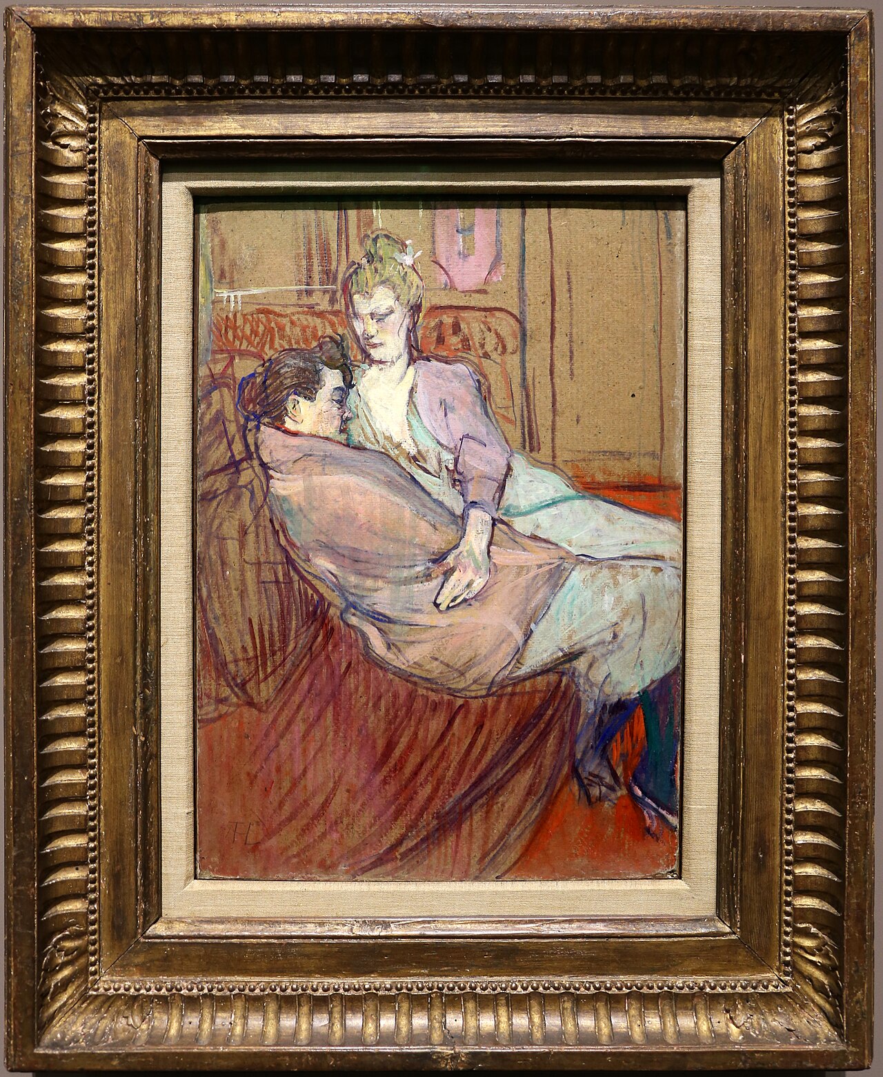 Les deux amis - Henri de Toulouse-Lautrec
