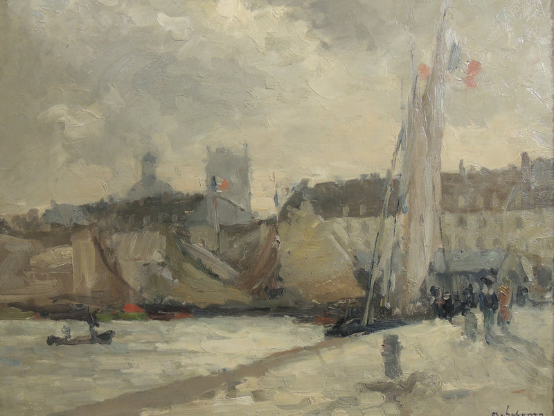 Le vieux port de Dieppe - Albert Lebourg