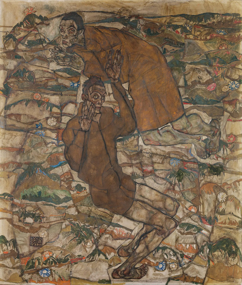 Lévitation (L'Aveugle II) - Egon Schiele