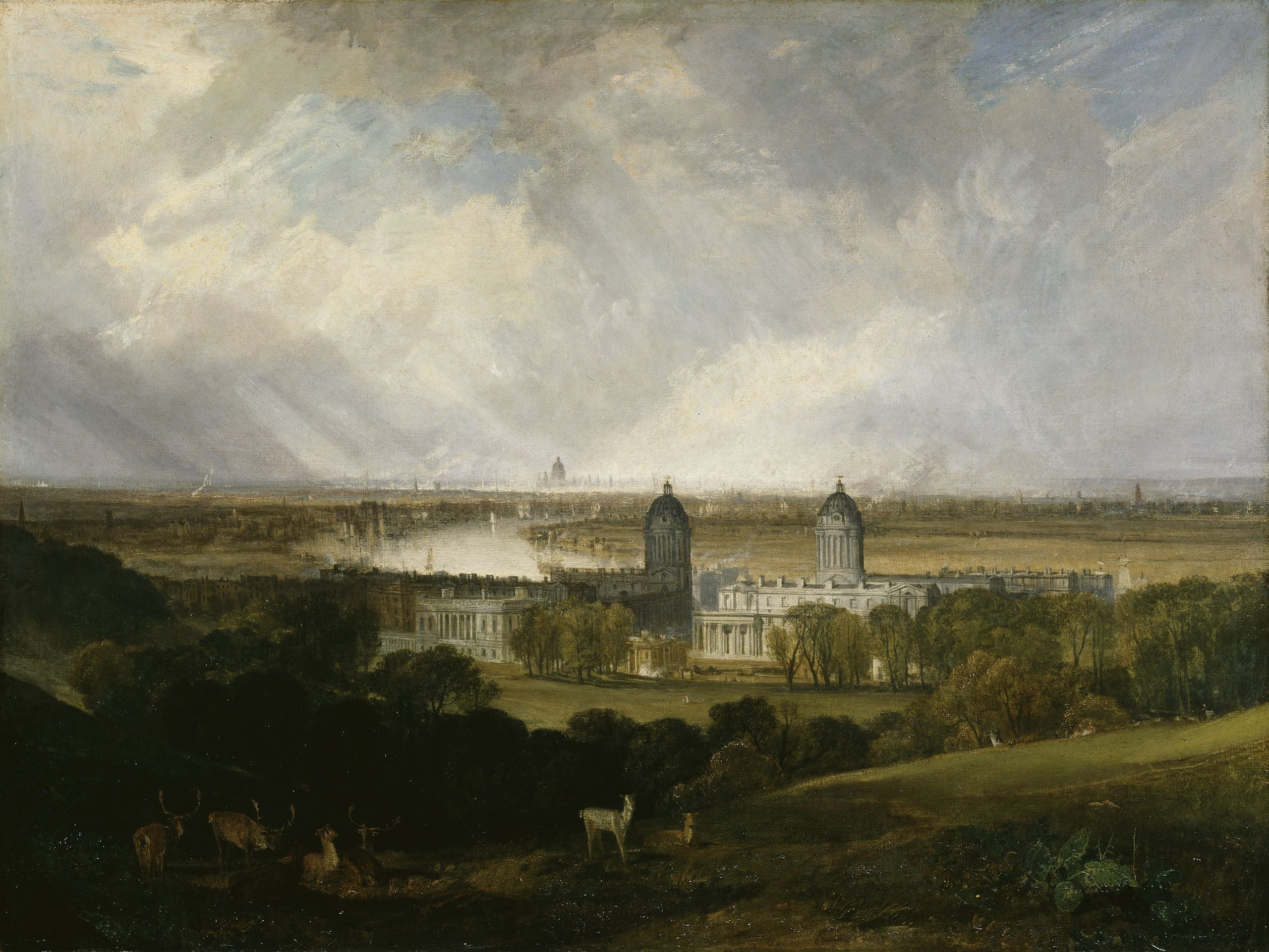 London from Greenwich Park - J. M. W. Turner