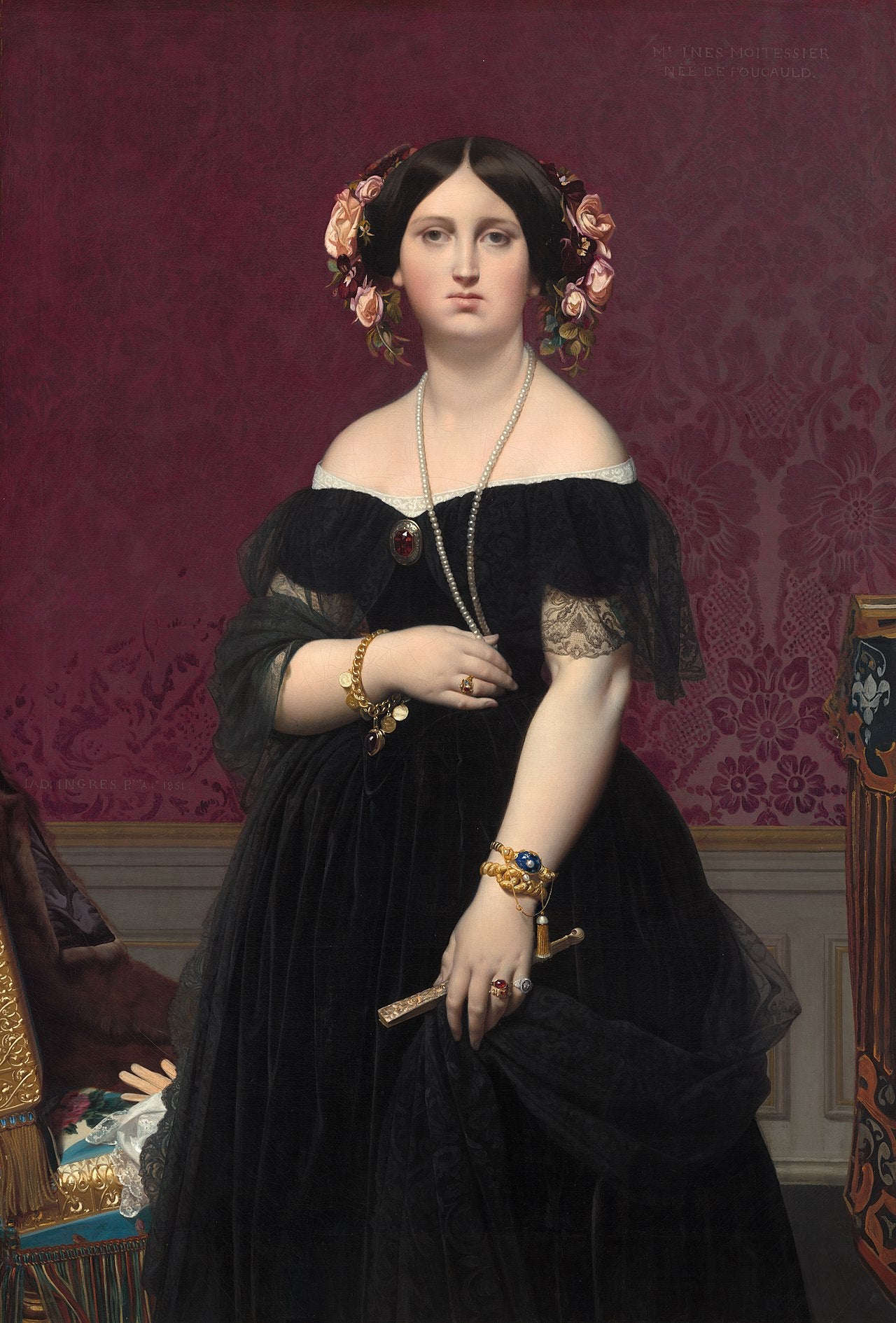 Madame Moitessier - Jean-Auguste-Dominique Ingres
