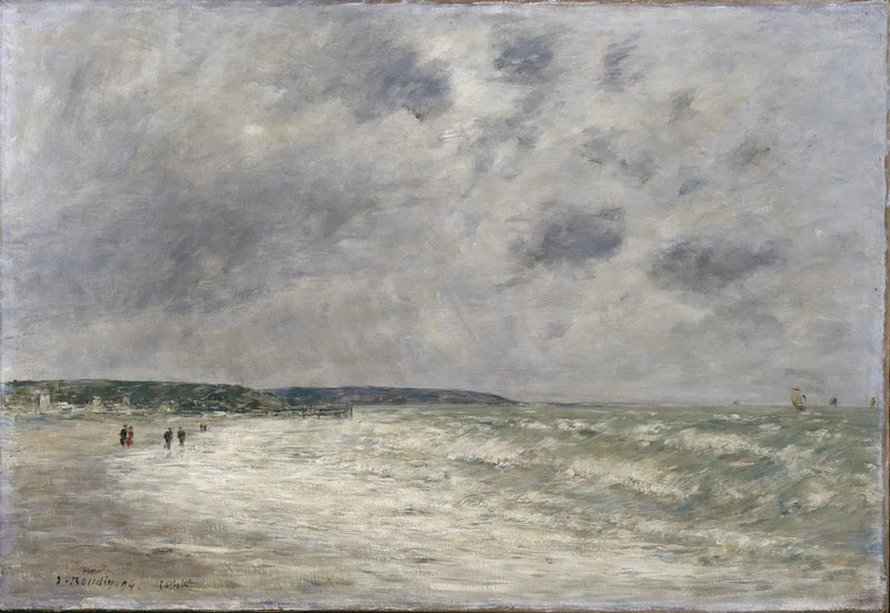 Marée montante à Deauville - Eugène Boudin