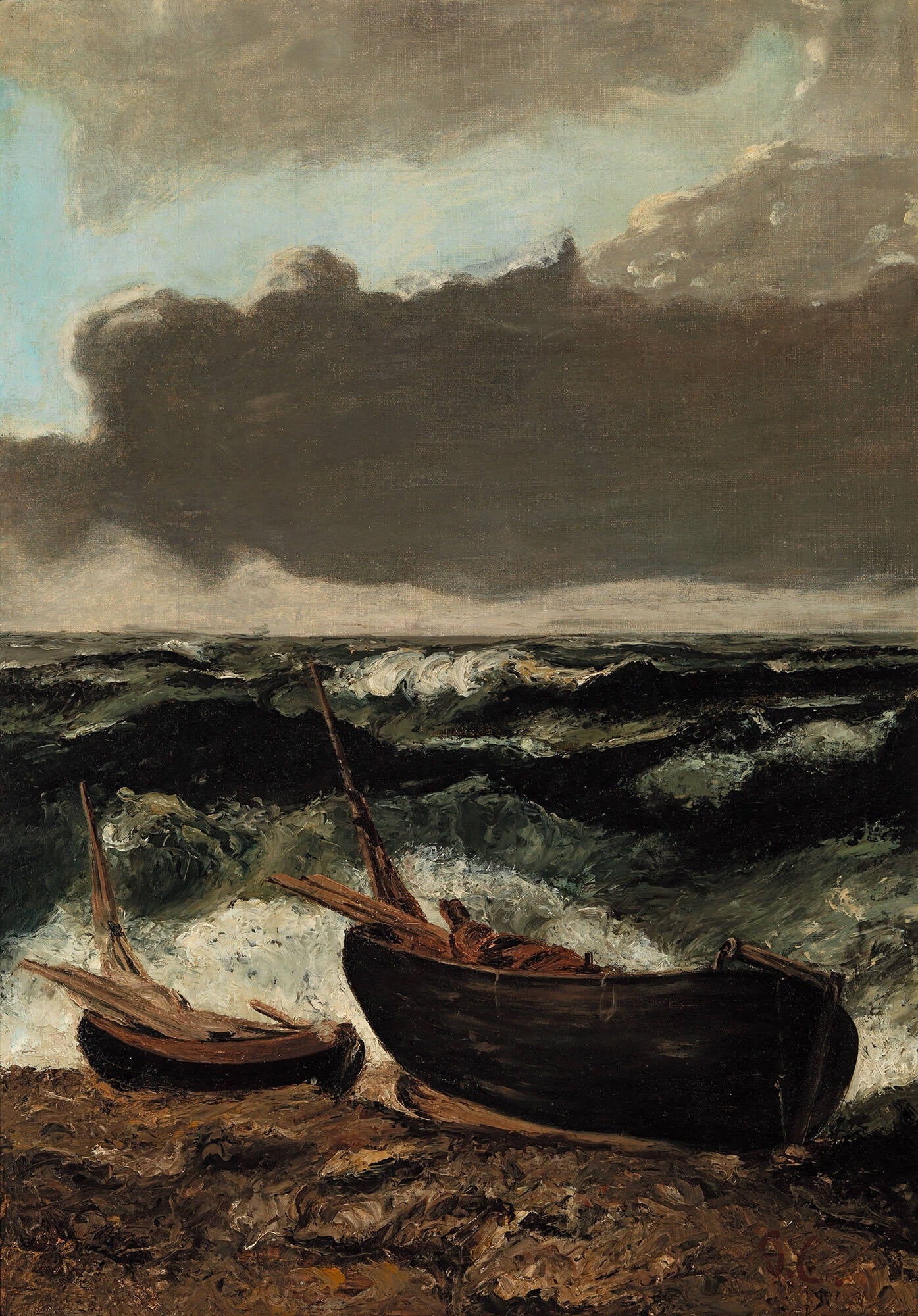 Marine. Tempête - Gustave Courbet