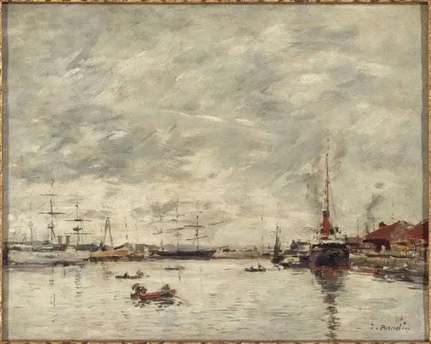 Marine par temps gris - Eugène Boudin