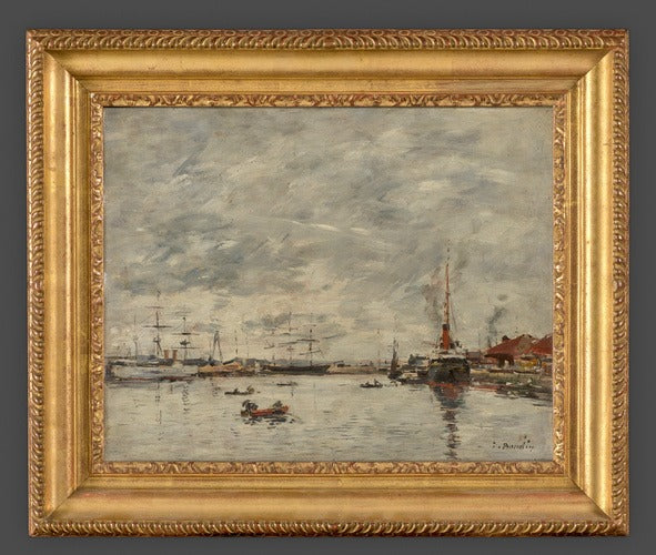 Marine par temps gris - Eugène Boudin