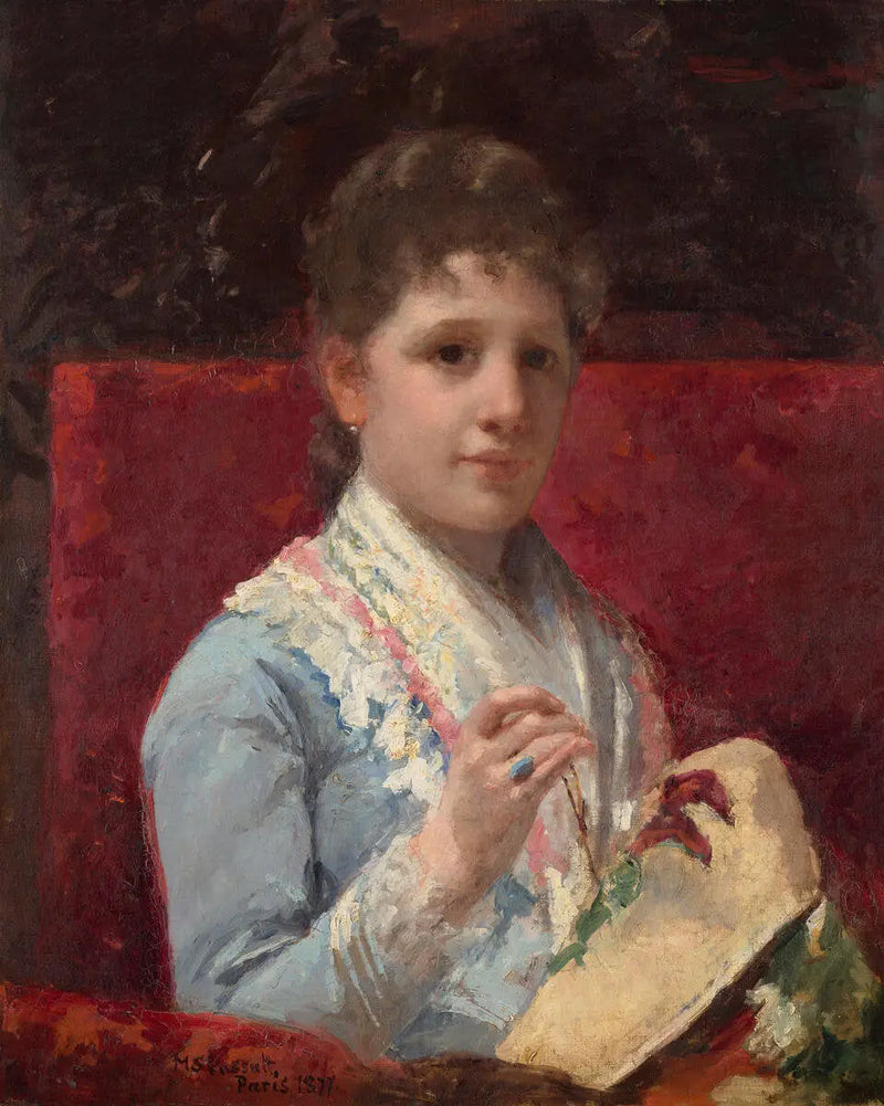 Mary Ellison Brodeuse - Mary Cassatt