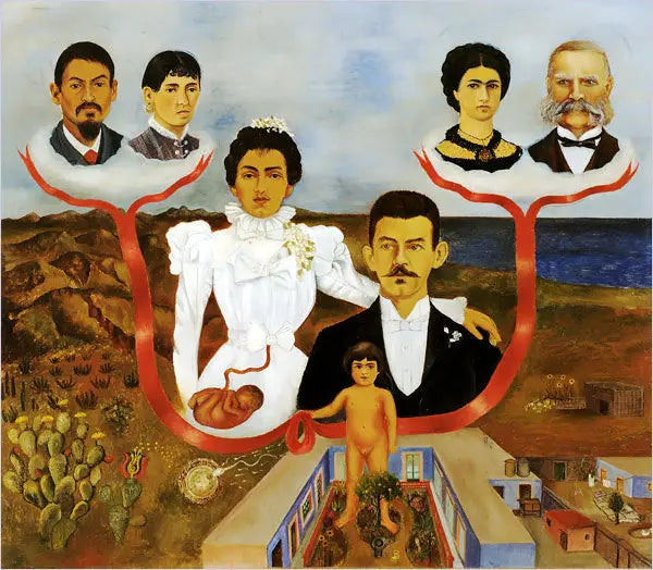 Mes grands-parents, mes parents et moi - Frida Kahlo