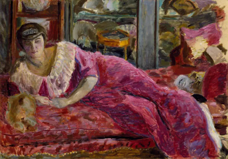 Misia allongée sur un divan - Pierre Bonnard