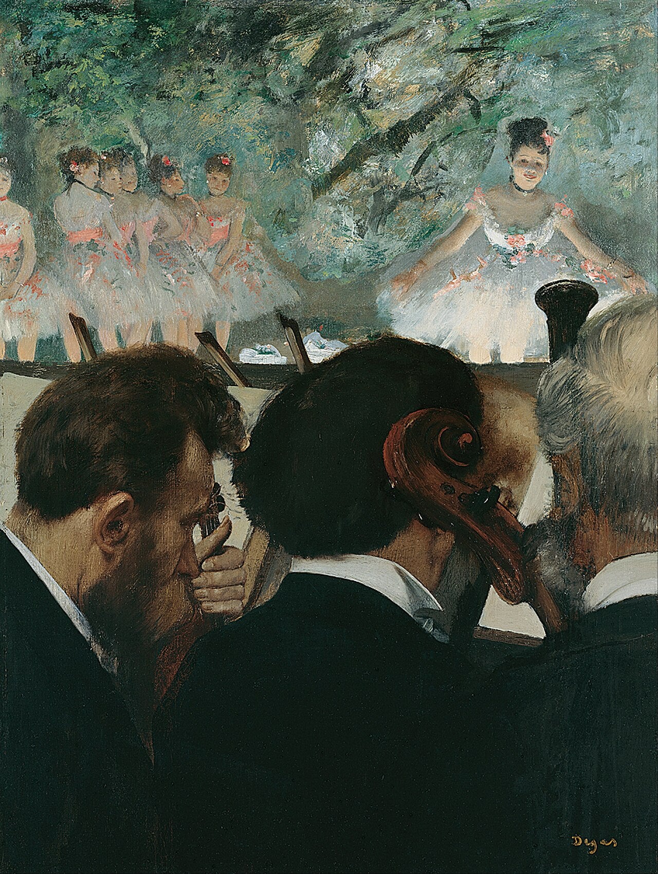 Musiciens à l'orchestre - Edgar Degas