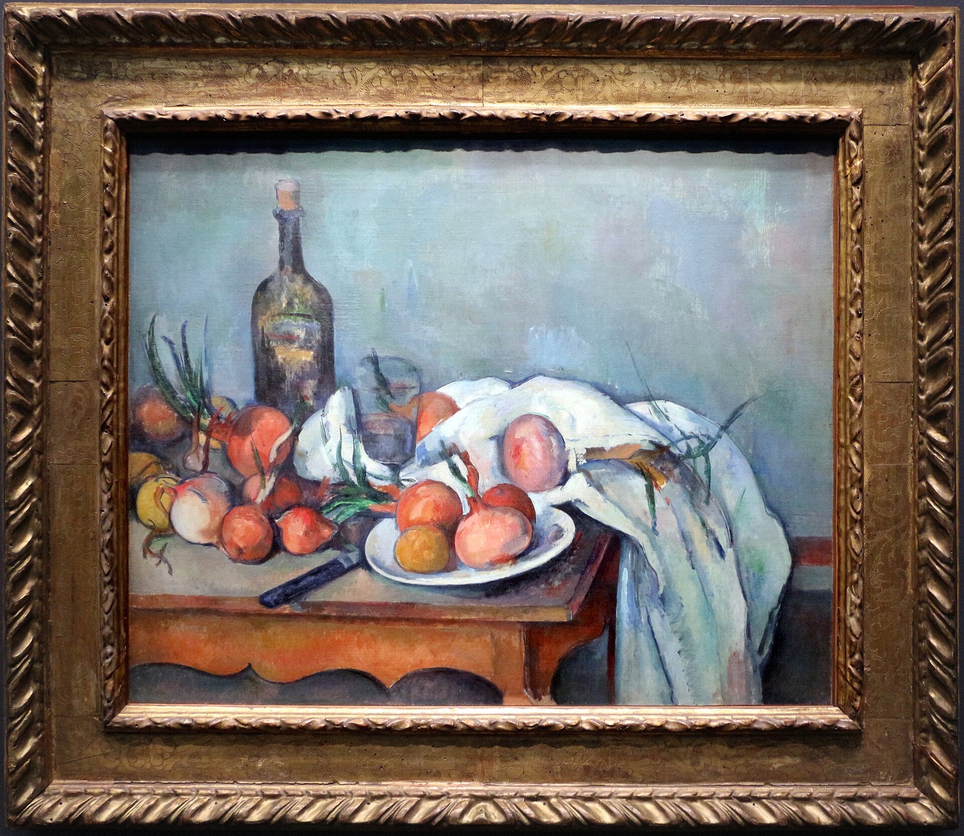 Nature morte aux oignons - Paul Cézanne