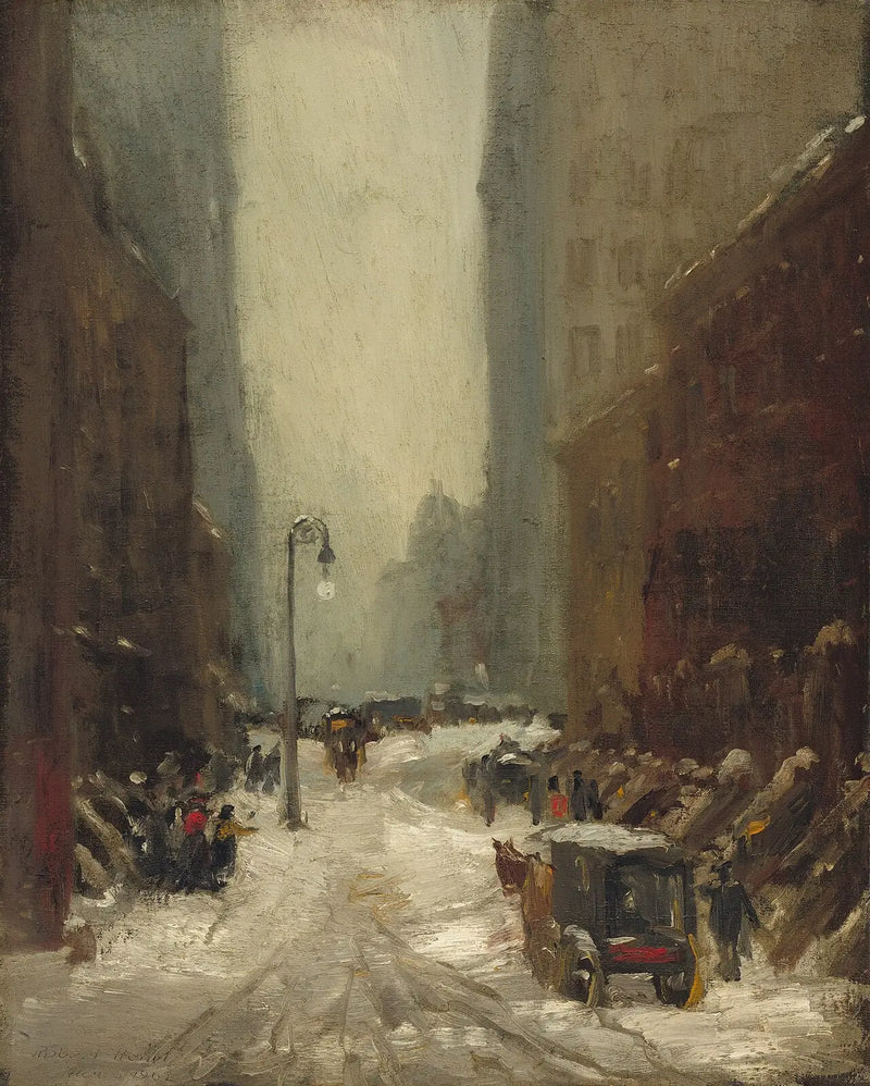 Neige à New York - Robert Henri
