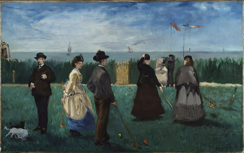 Partie de Croquet à Boulogne–sur–Mer - Édouard Manet