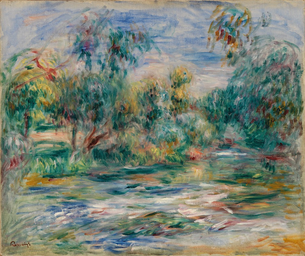 Reproduction du tableau « Paysage - Pierre-Auguste Renoir » par Alpha Reproduction en peinture à l’huile