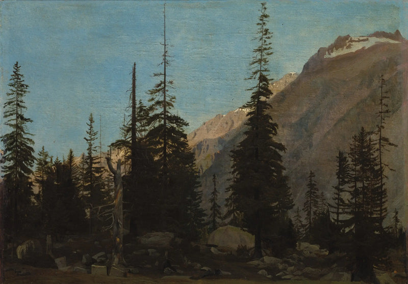 Paysage alpin : Le Handegg, Suisse - Jean-Léon Gérôme