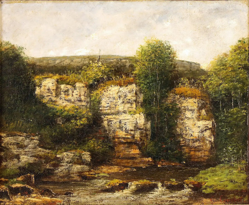 Paysage aux environs d'Ornans - Gustave Courbet