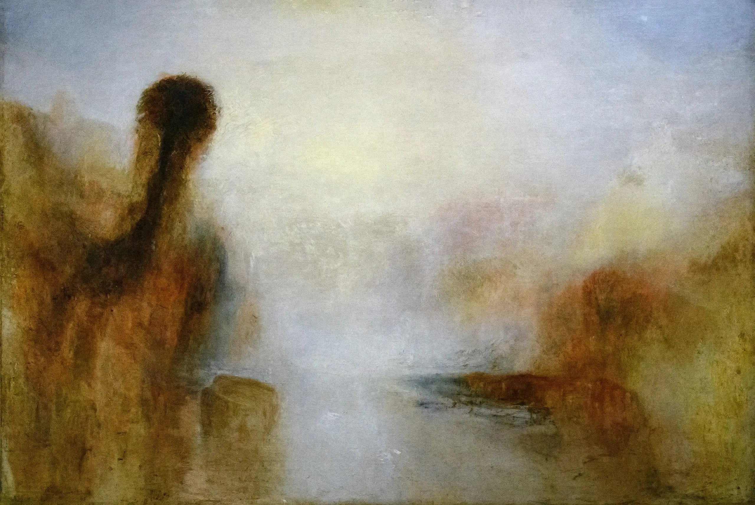 Reproduction du tableau « Paysage avec eau - J. M. W. Turner » par Alpha Reproduction en peinture à l’huile