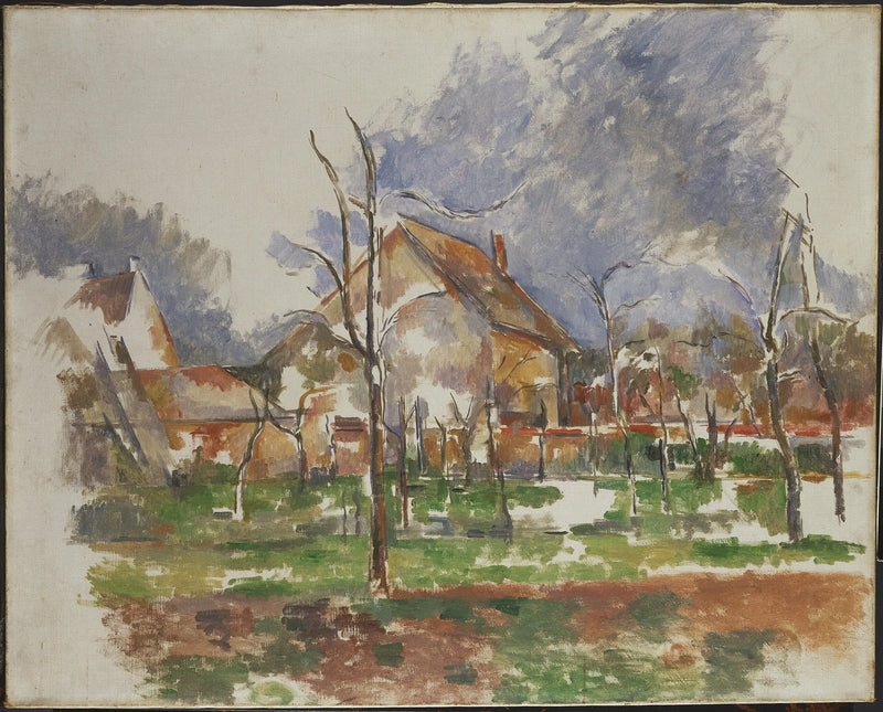 Paysage d'hiver (Giverny) - Paul Cézanne