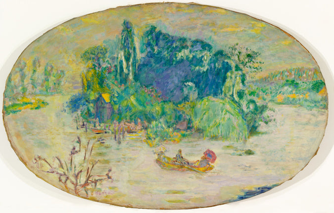 Reproduction du tableau « Paysage décoratif - Pierre Bonnard » par Alpha Reproduction en peinture à l’huile