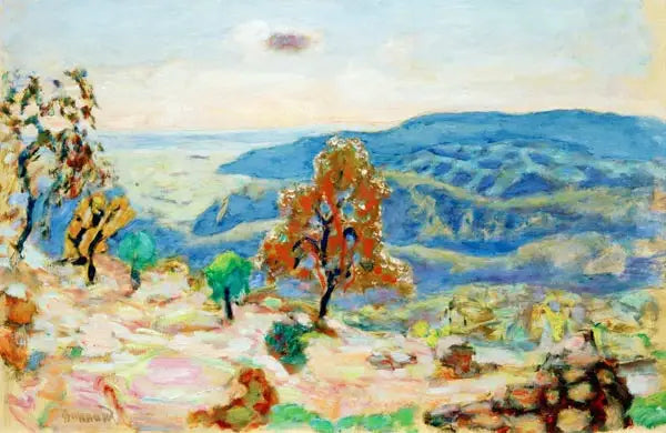 Paysage de montagne - Pierre Bonnard