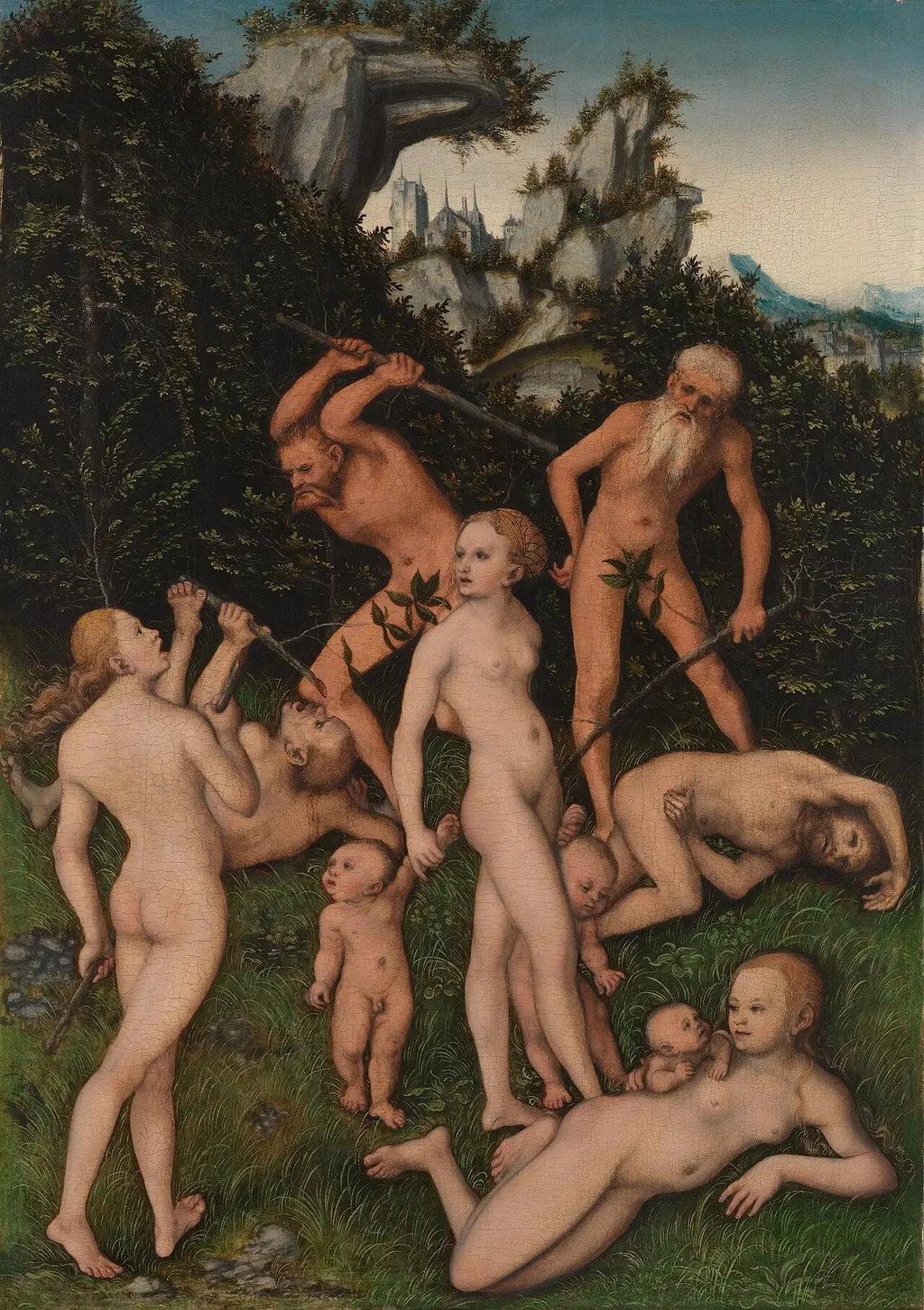 Peuples primitifs - Lucas Cranach the Elder - Alpha Reproduction