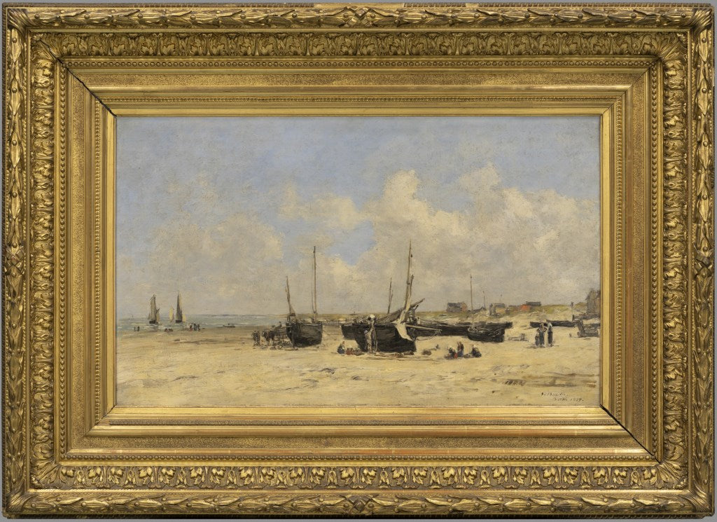 Plage de Berck à marée basse - Eugène Boudin