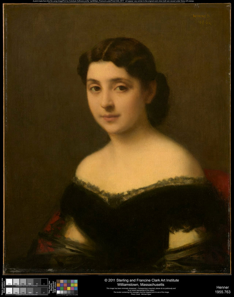 Portrait d'une femme - Jean-Jacques Henner