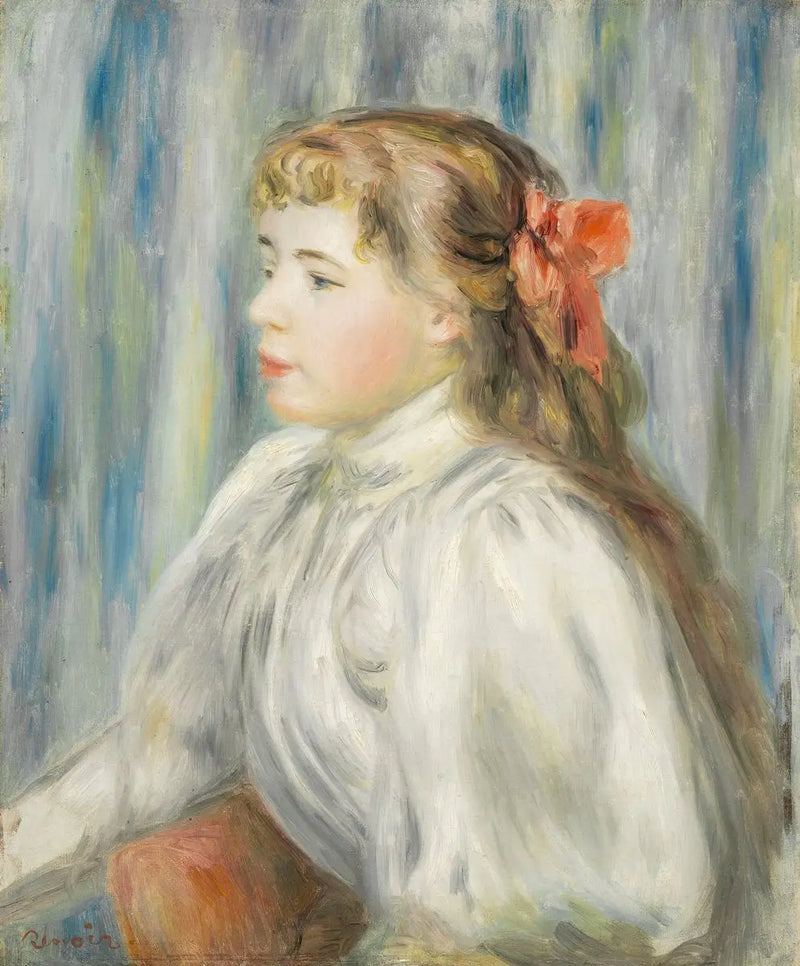Portrait d'une jeune femme - Pierre-Auguste Renoir