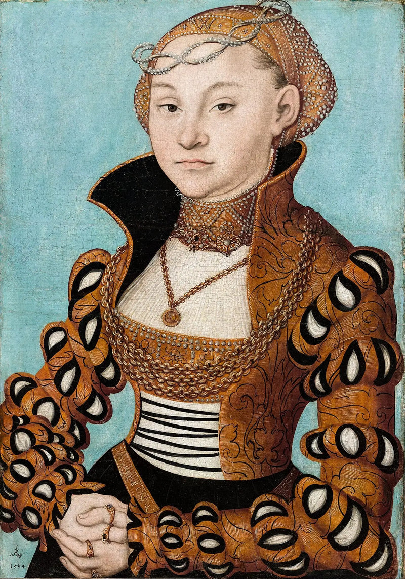 Portrait d'une noble dame saxonne - Lucas Cranach the Elder