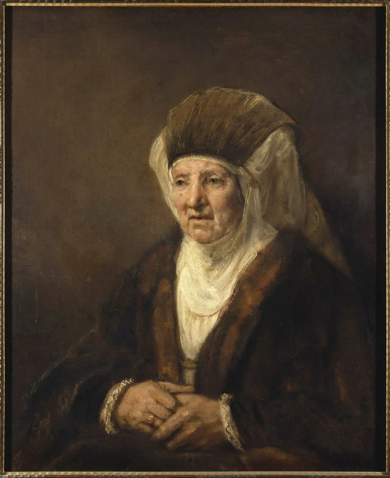 Portrait d'une vieille femme - Rembrandt