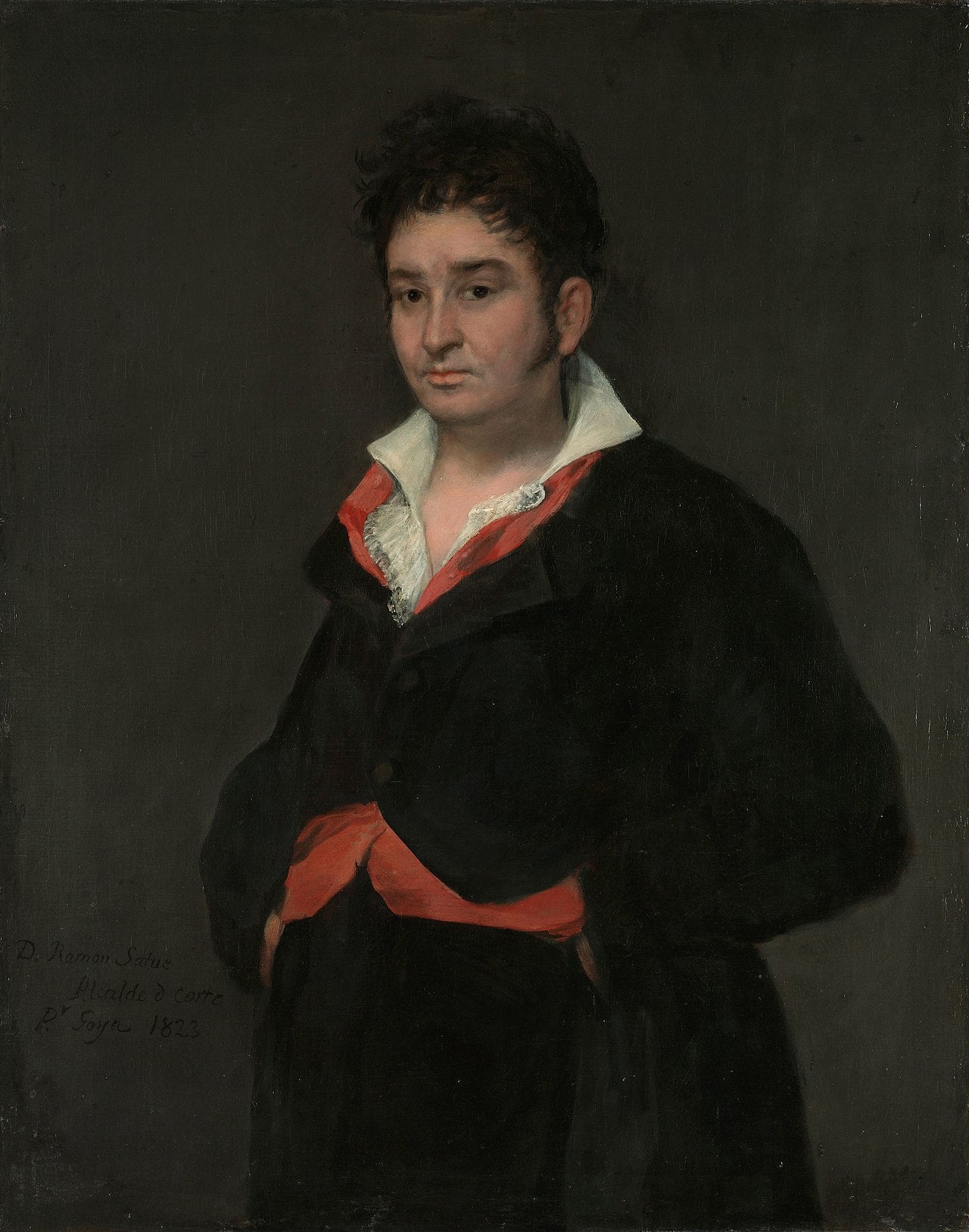 Reproduction du tableau « Portrait de Don Ramón Satué - Francisco de Goya » par Alpha Reproduction en peinture à l’huile