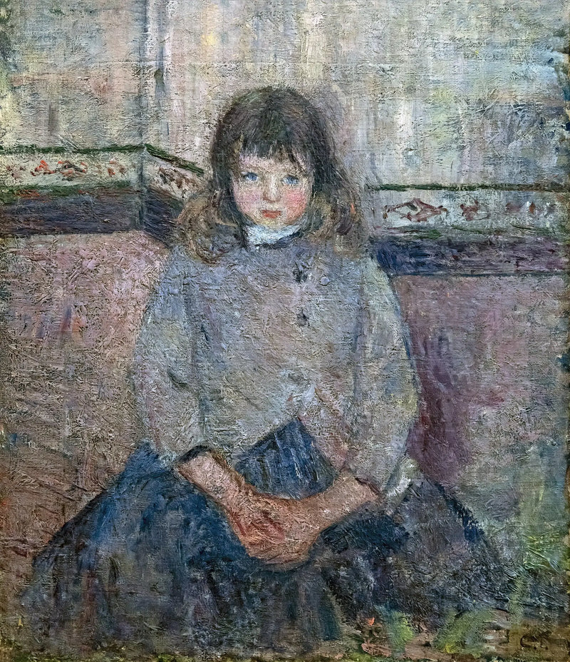Portrait de Félix Pissarro en jupe - Camille Pissarro