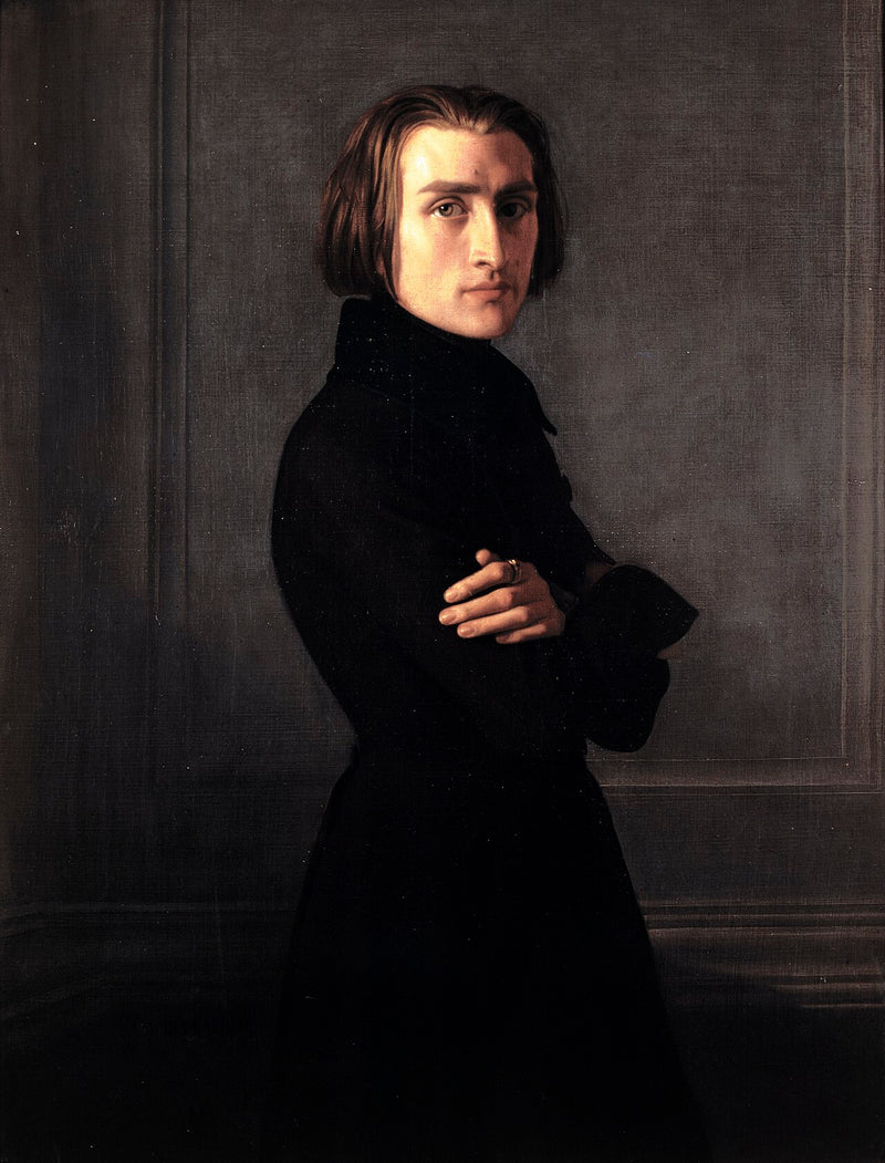 Portrait de Franz Liszt - Henri Lehmann