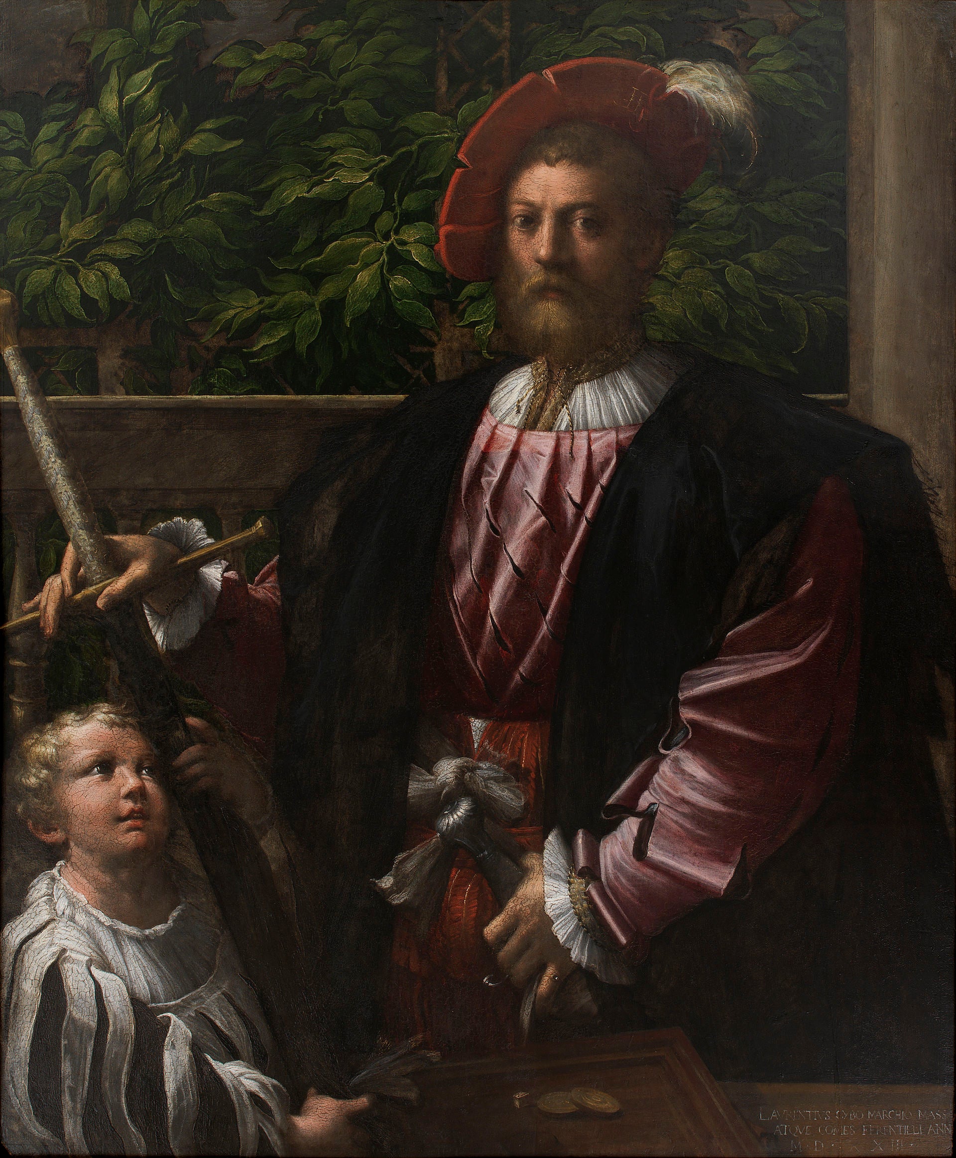 Portrait de Lorenzo Cybo - Parmigianino