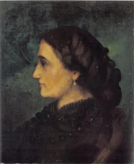 Portrait de Madame Joliclerc - Gustave Courbet