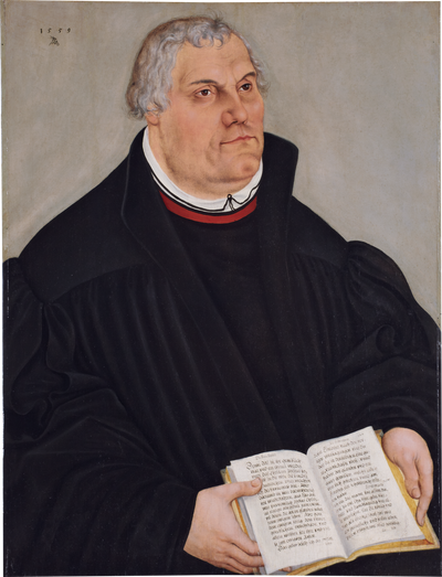 Portrait de Martin Luther - Lucas Cranach the Elder - Alpha Reproduction