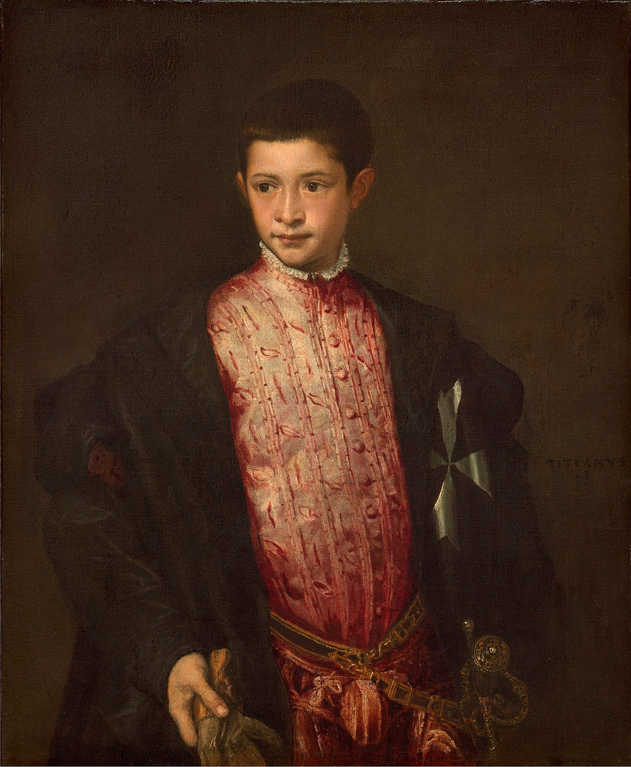 Portrait de Ranuccio Farnèse - Titian