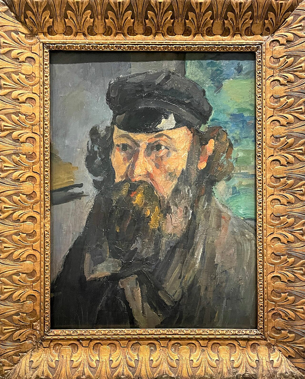 Portrait de l'artiste à la casquette - Paul Cézanne