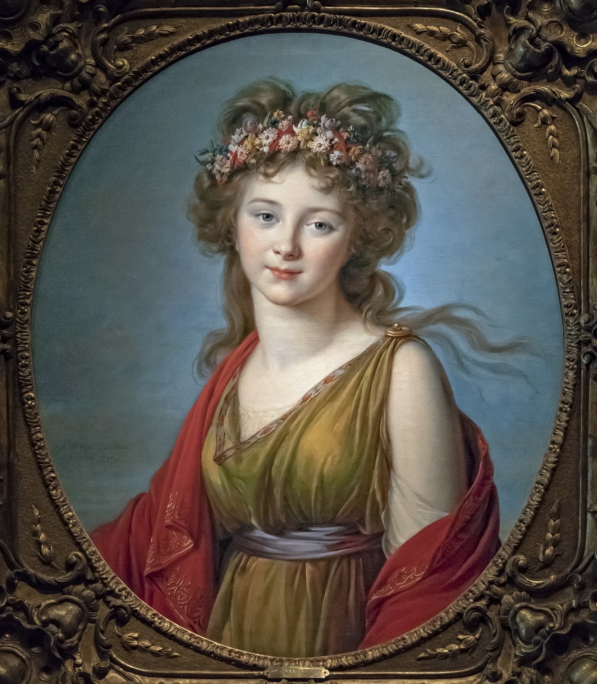 Portrait de la comtesse Kagenek en Flore - Élisabeth Vigée Le Brun