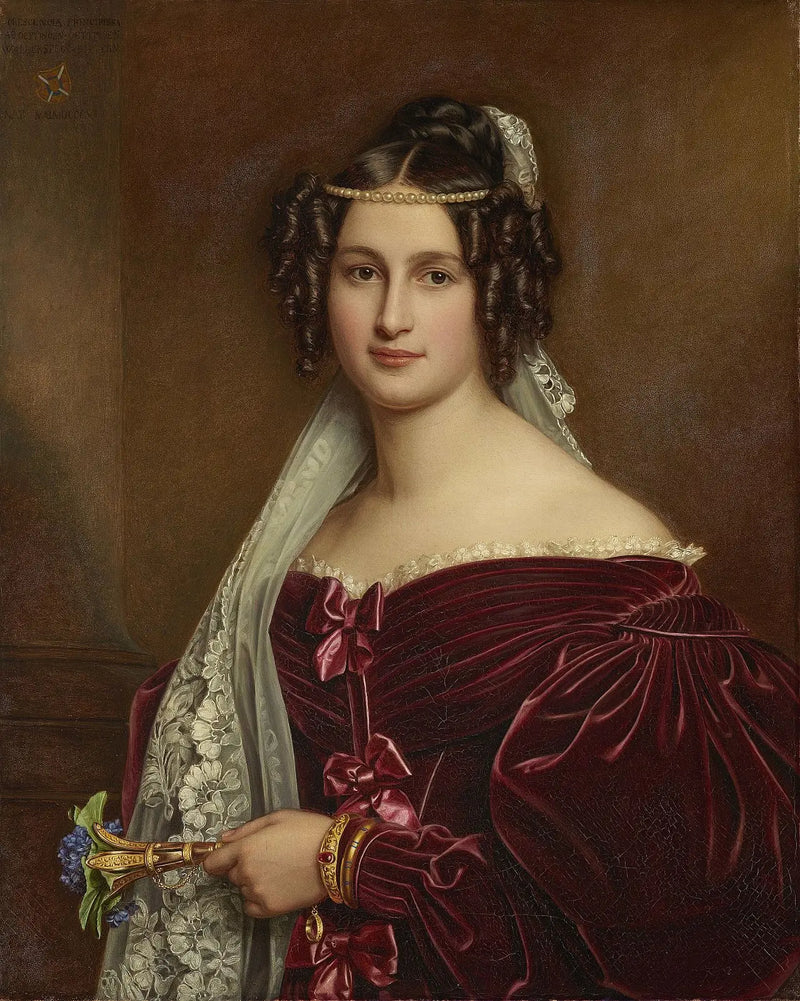 Portrait du Crescentia Bourgin - Joseph Karl Stieler