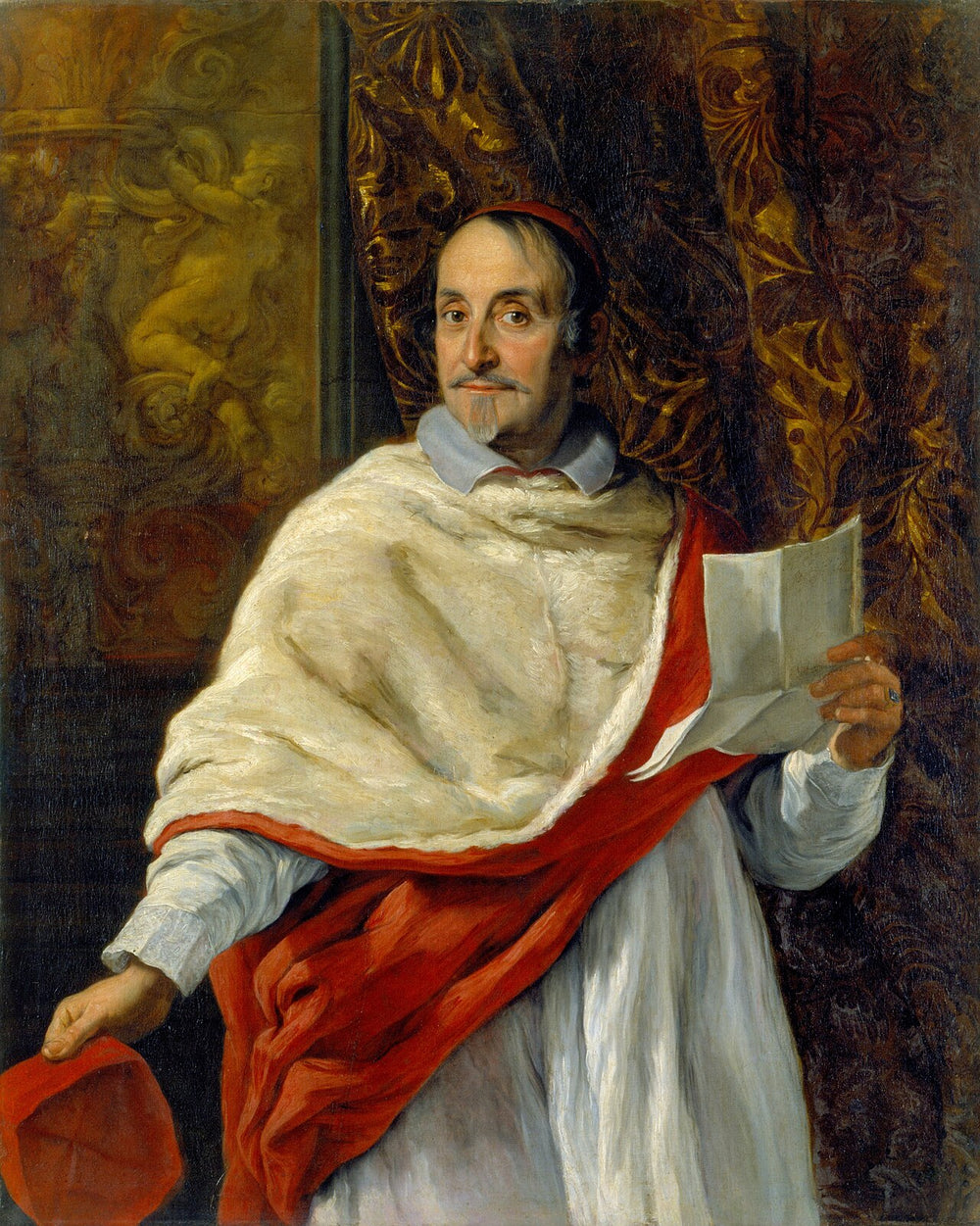 Portrait du cardinal Luigi Alessandro Omodei - Giovanni Battista Gaulli
